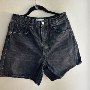 Zara Charcoal Jean Shorts